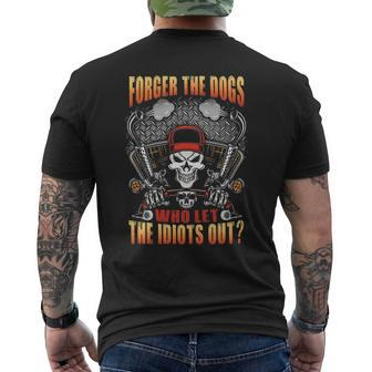 Trucker Forget The Dogs Mens Back Print T-shirt - Thegiftio UK