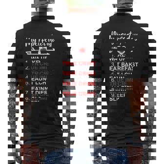 True Crime Perfect Day True Crime Lover Mens Back Print T-shirt - Thegiftio