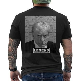 Trump 2024 Hot President Legend Fulton County Georgia Men's T-shirt Back Print - Monsterry AU