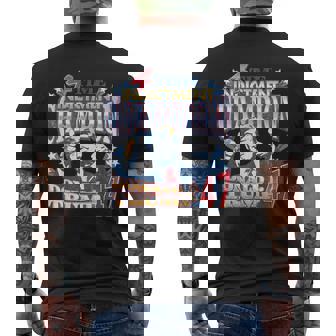 Trump 4 Time Indictment Champion Champ Not Guilty Trump 47 Men's T-shirt Back Print - Monsterry