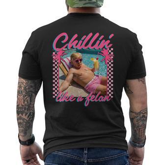 Trump Chillin Like A Felon Trump 2024 Men's T-shirt Back Print - Monsterry AU