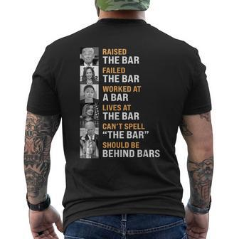 Trump Raised The Bar Harris Failed The Bar Mens Back Print T-shirt - Thegiftio UK