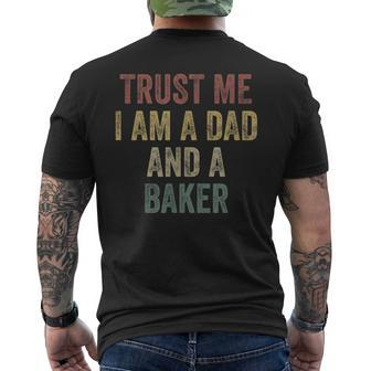 Trust Me Baker Dad Father's Day Men's T-shirt Back Print - Monsterry CA