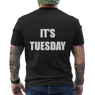 It Is Tuesday T Shirt 20382 Mens Back Print T-shirt - Thegiftio UK