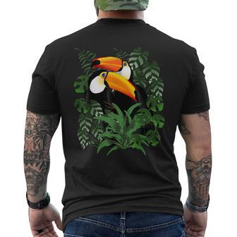 Tukan Paar Im Dschungel T-Shirt mit Rückendruck - Seseable