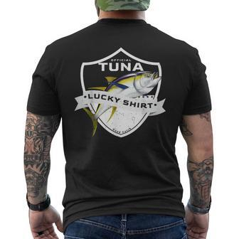 Tuna Lucky Accessories To Yellowfin Tuna Fishing Men's T-shirt Back Print - Monsterry AU