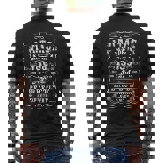 Turning 65 Birthday Decorations 65Th Bday 1959 Birthday Men's T-shirt Back Print - Thegiftio