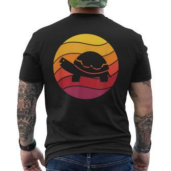 Turtle Retro Style Vintage Men's T-shirt Back Print - Thegiftio UK