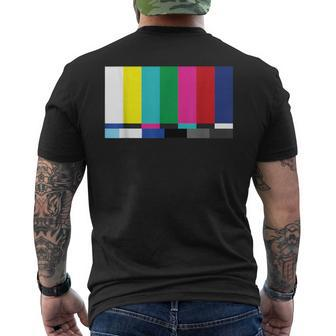 Tv Graphic Off Signal Cool Show Hipster Geek Vintage Men's T-shirt Back Print - Monsterry UK