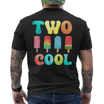 Two Cool 2Nd Birthday Popsicle 2 Year Old Boy Second Bday Men's T-shirt Back Print - Monsterry UK