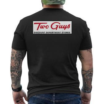 Two Guys Store Retro Vintage Men's T-shirt Back Print - Seseable