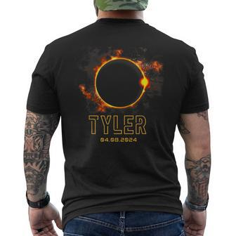 Tyler Texas Total Solar Eclipse 2024 April 8Th Souvenir Men's T-shirt Back Print - Monsterry DE