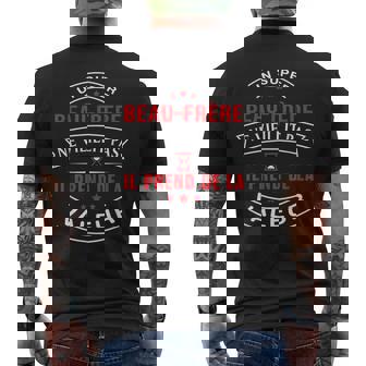 Un Super Beau-Frère Neieillit Pas Cadeau Beau-Frère T-shirt imprimé au dos - Cadeauxyz