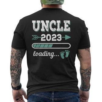 Uncle 2023 Loading Uncle-To-Be Expectant Uncle 2023 Men's T-shirt Back Print - Monsterry DE