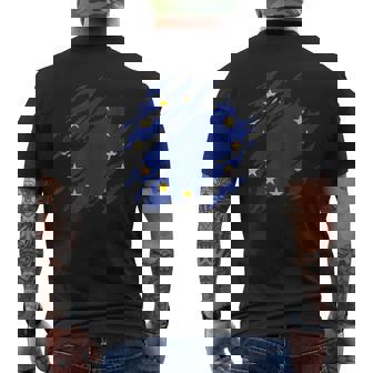 Unión Europea Bandera Europa Europa Bandera Europa Camiseta Hombre Estampado Espalda - Regaloses