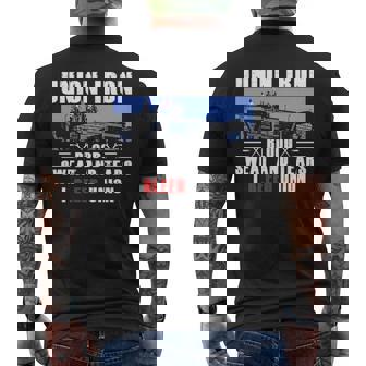 Union Iron Blood Sweat And Tears I Bleed Union Men's T-shirt Back Print | Mazezy