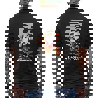 United States Postal Service Mens Back Print T-shirt - Thegiftio