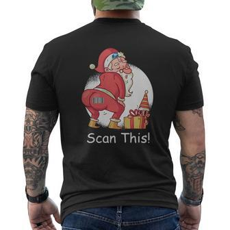 United States Postal Service Santa Scan This Shirt Mens Back Print T-shirt - Thegiftio UK