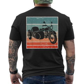 Ural Motorcycle Spun Offroad Motorcyclists Men's T-shirt Back Print - Monsterry CA