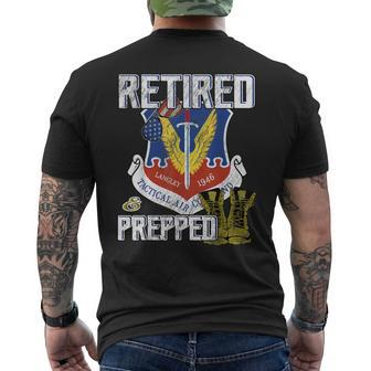 Us Air Force Veteran Tactical Air Combat Command Mens Back Print T-shirt - Thegiftio