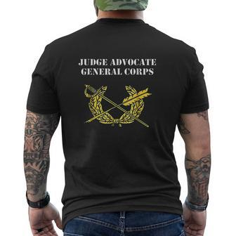 Us Army Judge Advocate General Corps Mens Back Print T-shirt - Thegiftio UK