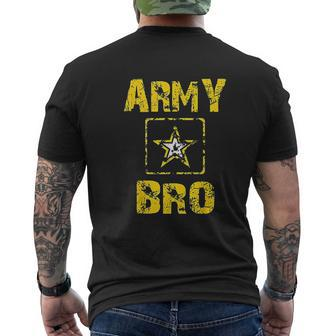 Us Army Proud Brother Army Mens Back Print T-shirt - Thegiftio UK