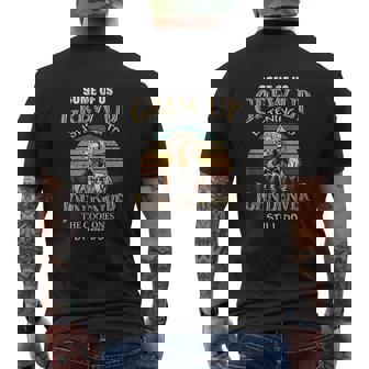 Some Of Us Grew Up Listening To Denver Arts John Love Music Mens Back Print T-shirt - Thegiftio