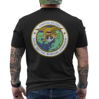 Us Naval Special Warfare Command Nswc Military Veteran Men's T-shirt Back Print - Monsterry UK