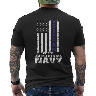 Us Navy Veteran Veterans Day Men's T-shirt Back Print - Monsterry