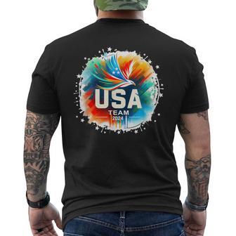 Usa 2024 Go United States Sport Usa Team 2024 Usa Men's T-shirt Back Print - Monsterry