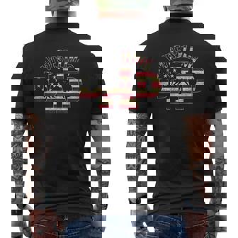 Usa Wrestling Dad Mens Back Print T-shirt - Thegiftio UK