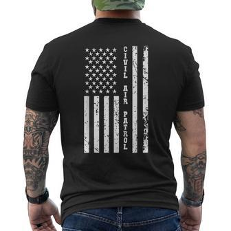 Usaf Cap United States Air Force Civil Air Patrol W Us Flag Men's T-shirt Back Print - Monsterry DE