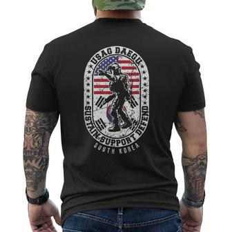 Usag Daegu Army Garrison South Korea Men's T-shirt Back Print - Monsterry UK