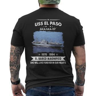 Uss El Paso Lka Men's T-shirt Back Print | Mazezy