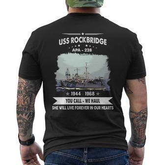 Uss Rockbridge Apa Men's T-shirt Back Print | Mazezy AU