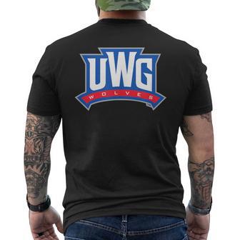 Uwg Wolves Arch Athletics Wordmark Standard Men's T-shirt Back Print - Monsterry AU