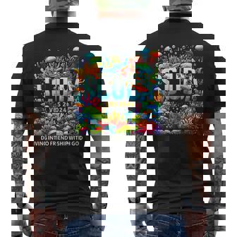 Vacation Bible School Diving Into Friendship Scuba Vbs 2024 Men's T-shirt Back Print | Mazezy