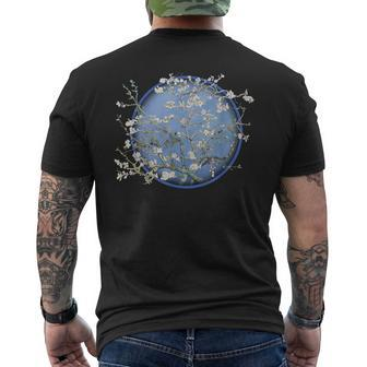Van Gogh Almond Blossom Men's T-shirt Back Print - Monsterry AU