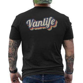Van Life Retro Van Inhabitant Vintage Camper Vanlife Nomads S T-Shirt mit Rückendruck - Seseable