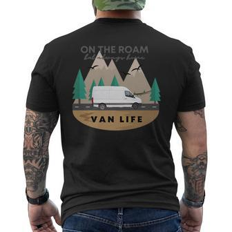 Van Life Sprinter Van Men's T-shirt Back Print - Monsterry