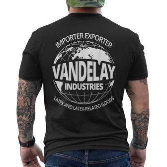 Vandelay Industries Latex-Related Goods Novelty Men's T-shirt Back Print - Seseable