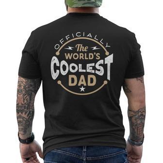 Vatertag Der Coolste Papa Der Welt T-Shirt mit Rückendruck - Geschenkecke