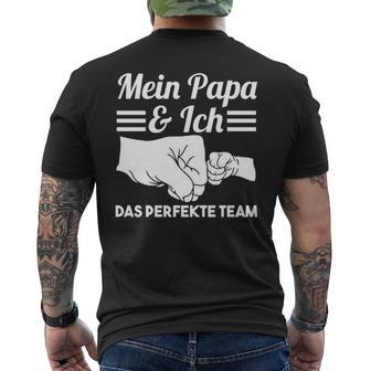 Vatertag Papa Und Sohnater Und Tochter T-Shirt mit Rückendruck - Geschenkecke