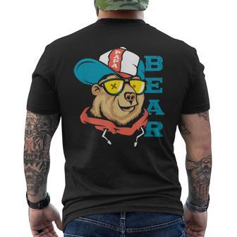 Vatertagsgeschenk Papa Bear Papa Bär Spruch Lustig Für Papa T-Shirt mit Rückendruck - Geschenkecke