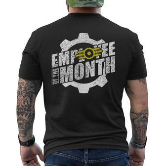 Vault Employee Of The Month Men's T-shirt Back Print - Monsterry AU