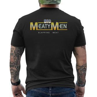 Vbig Meaty Slapping Meat Apparel Men's T-shirt Back Print - Seseable