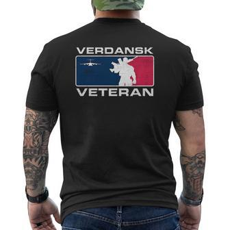 Verdansk Warzone Veteran Mens Back Print T-shirt | Mazezy