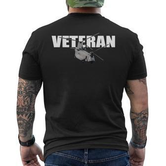 Veteran Ch47 Chinook Helicopter Men's T-shirt Back Print - Monsterry UK