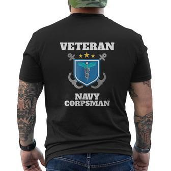Veteran Navy Corpsman V2 Mens Back Print T-shirt - Thegiftio