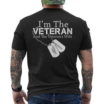 I Am The Veteran Veterans Day Us Military Patriotic Men's T-shirt Back Print - Monsterry AU
